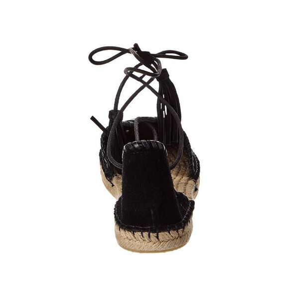 Isabel Marant Celsi Suede & Leather Espadrille, Black - Picture 3 of 5
